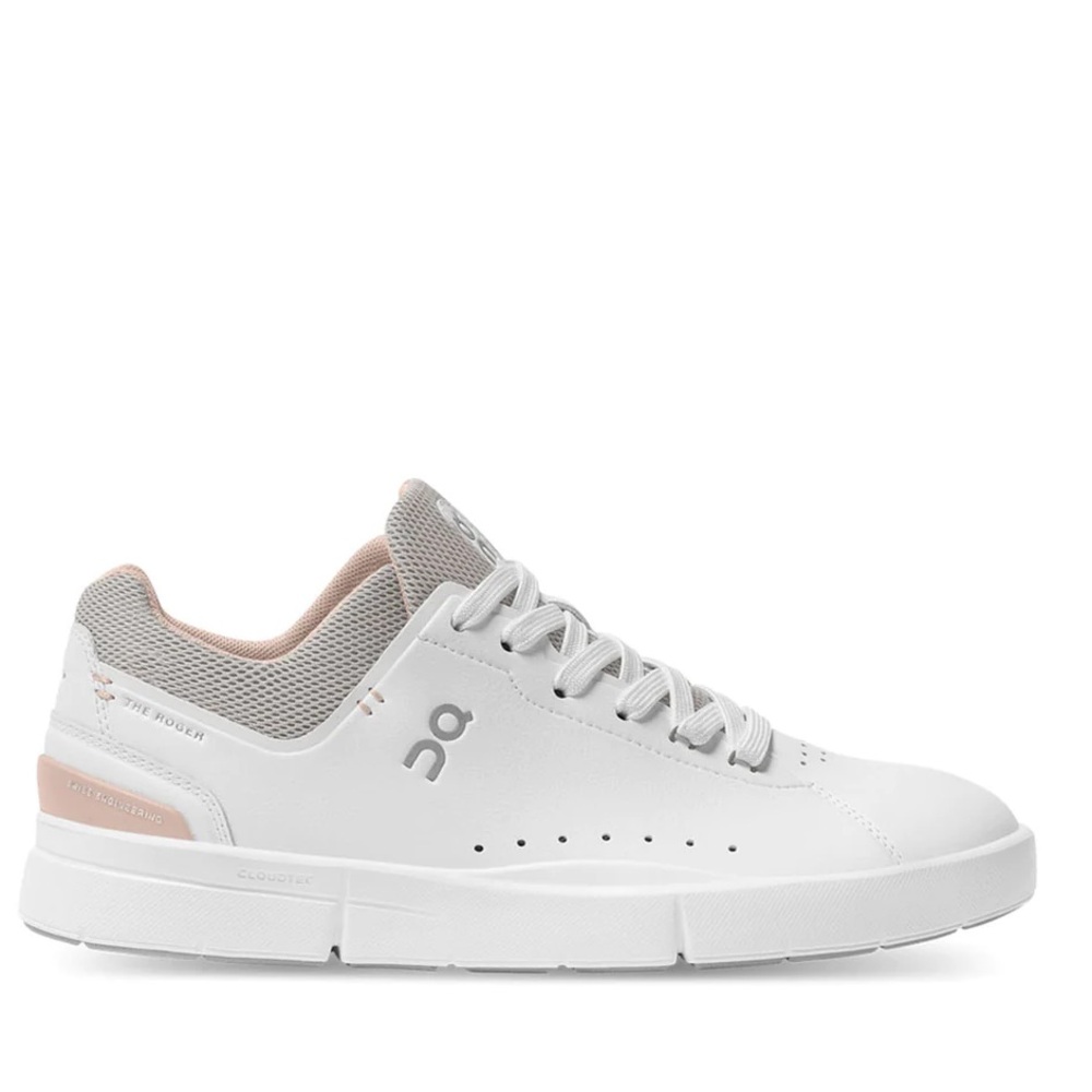 On Running The Roger Advantage 2 White Rosehip Tennis Sneakers size 6.5